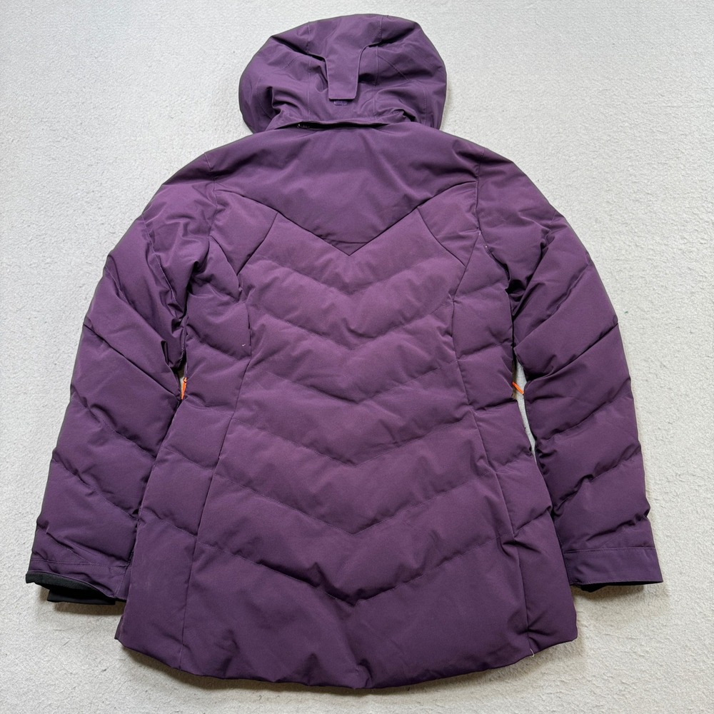 Karbon Puffer Jacket Women's 8 Purple Insulated Hooded Snowboard Thermal Canada - Picture 2 of 7